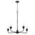 Raymond 5-light Chandelier Matte Black