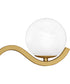 Spherical Extra Large 4-light Bath Light Aged Brass