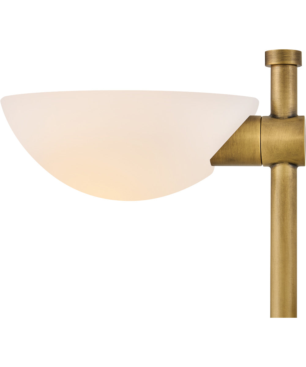 Merit 1-Light Large Single Light Sconce in Heritage Brass