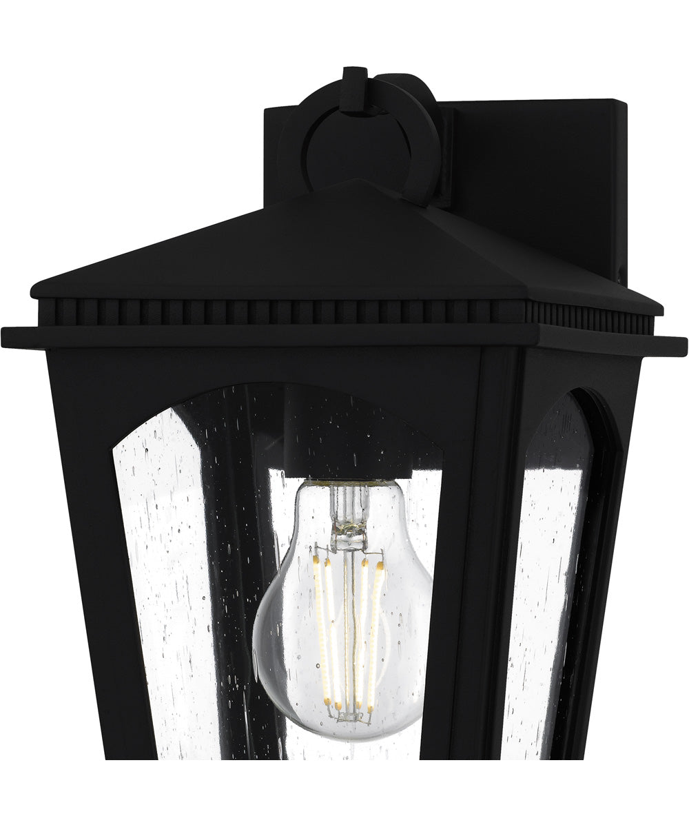 Huck Small 1-light Outdoor Wall Light Earth Black