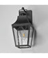 Storybook 1-Light Outdoor Wall Sconce Black