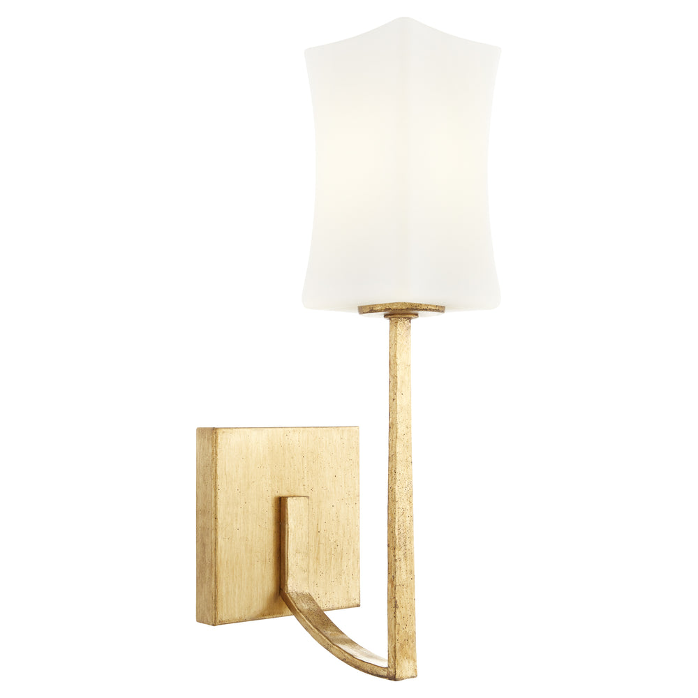 Ayala 1-light Wall Mount Light Fixture Gold Leaf