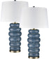 Barden 30'' High 1-Light Table Lamp - Set of 2 Blue