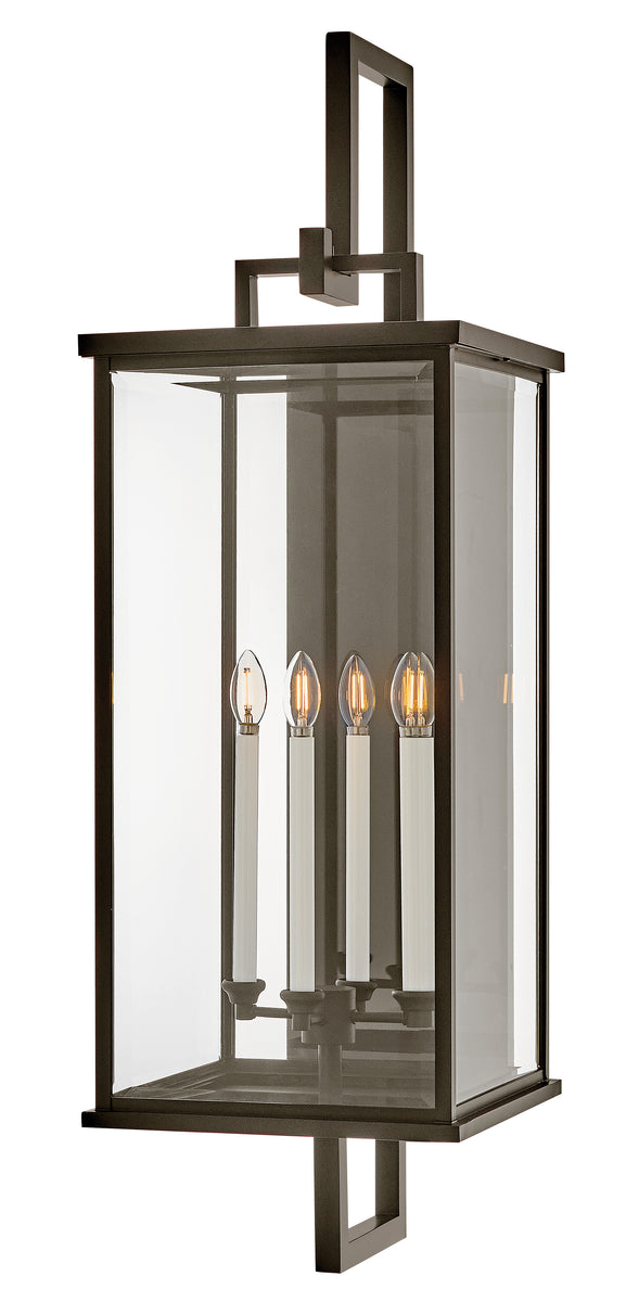 Weymouth 4-Light Extra Large Wall Mount Lantern in Oil Rubbed Bronze