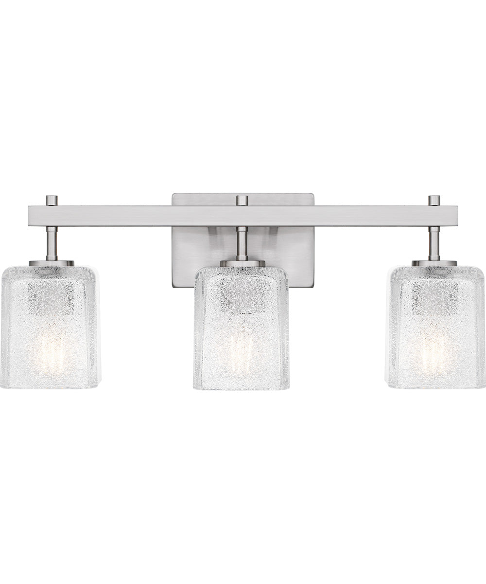 Brenthouse Large 3-light Bath Light Brushed Nickel