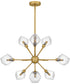 Salvador 9-light Chandelier Brushed Gold