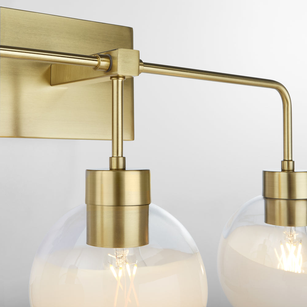 Lacy 3-light Bath Vanity Light Aged Brass