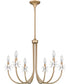 Remy 6-light Chandelier Bronze Gold