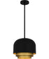 Frankie 3-light Pendant Matte Black