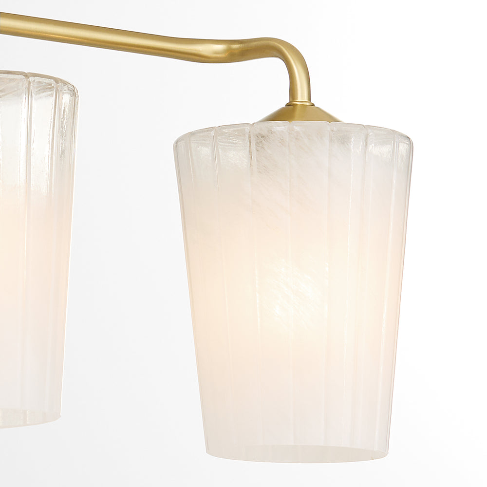 Providence Bath Vanity Light Aged Brass