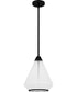 Quoizel Pendant Small 1-light Mini Pendant Matte Black