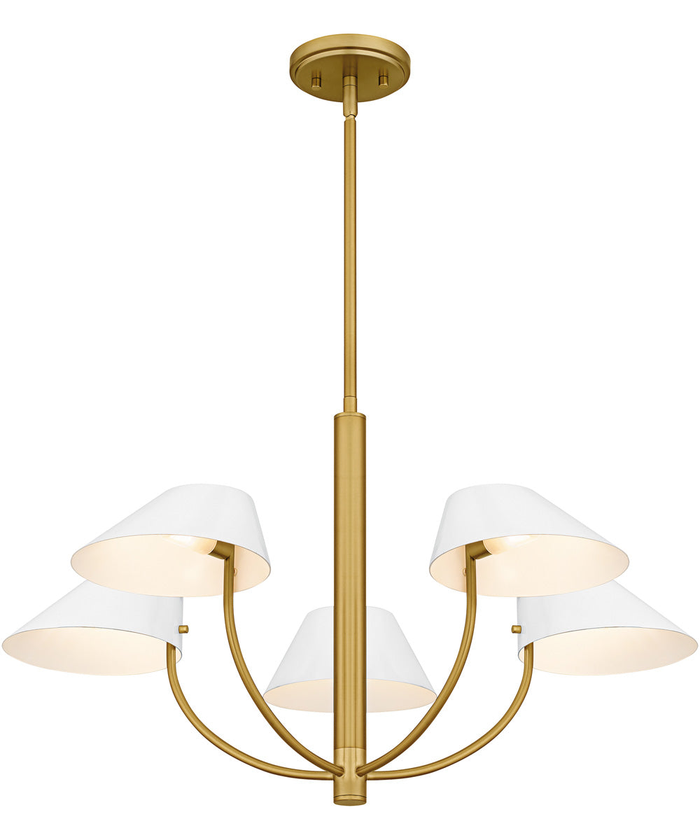 Penley 5-light Chandelier Brushed Gold