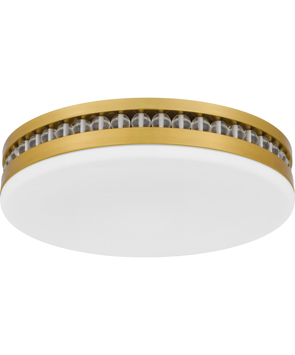 Quoizel Flush Mount Medium Flush Mount Brushed Gold