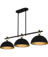 Cleo Large 3-light Island Light Matte Black