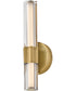 Georgette LED-Light Medium LED Sconce in Lacquered Brass