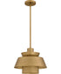 Lumi 1-light Pendant Brushed Weathered Brass