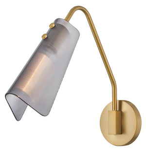 Altman 1-Light Medium Single Light Sconce in Lacquered Brass