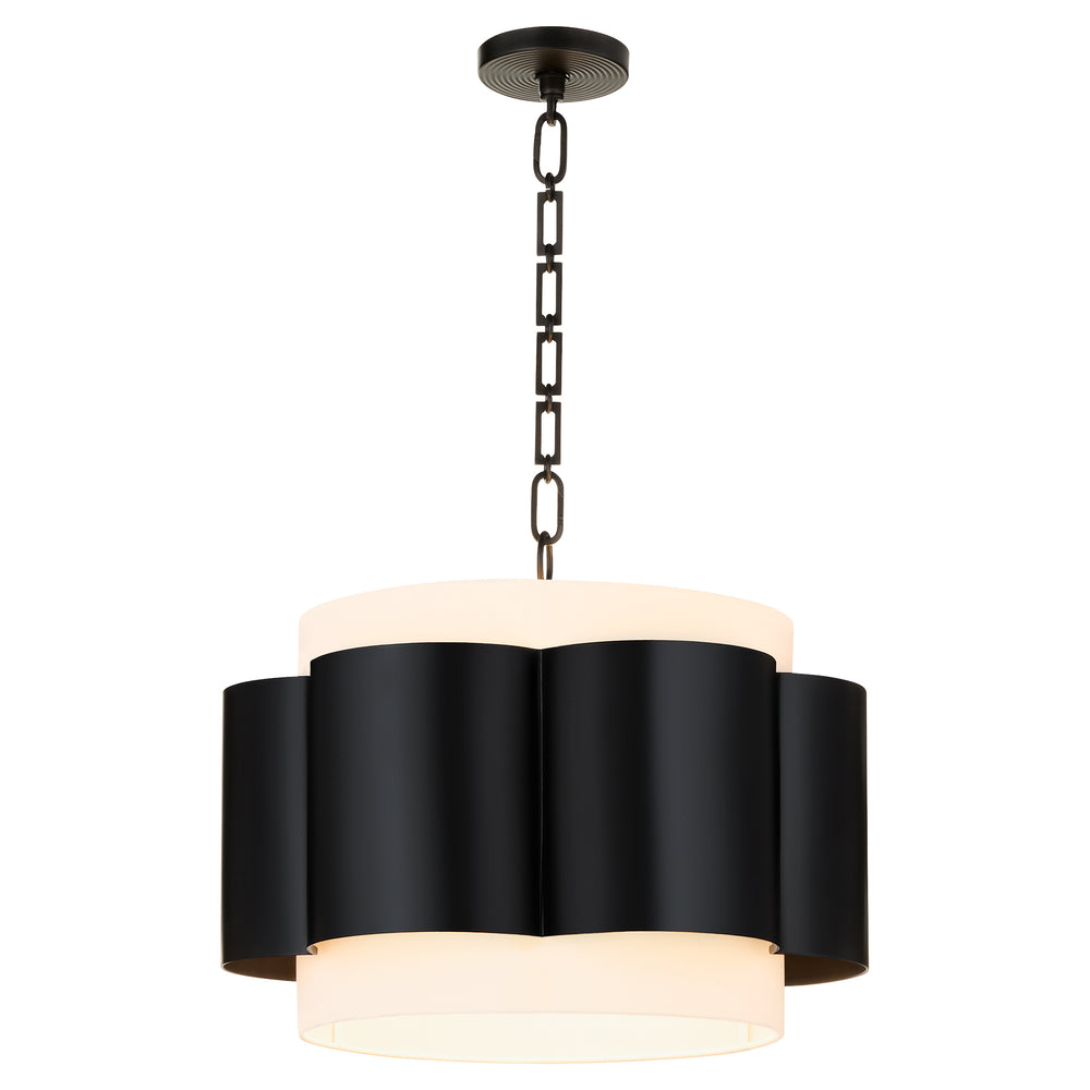 Belinder 4-light Pendant Matte Black