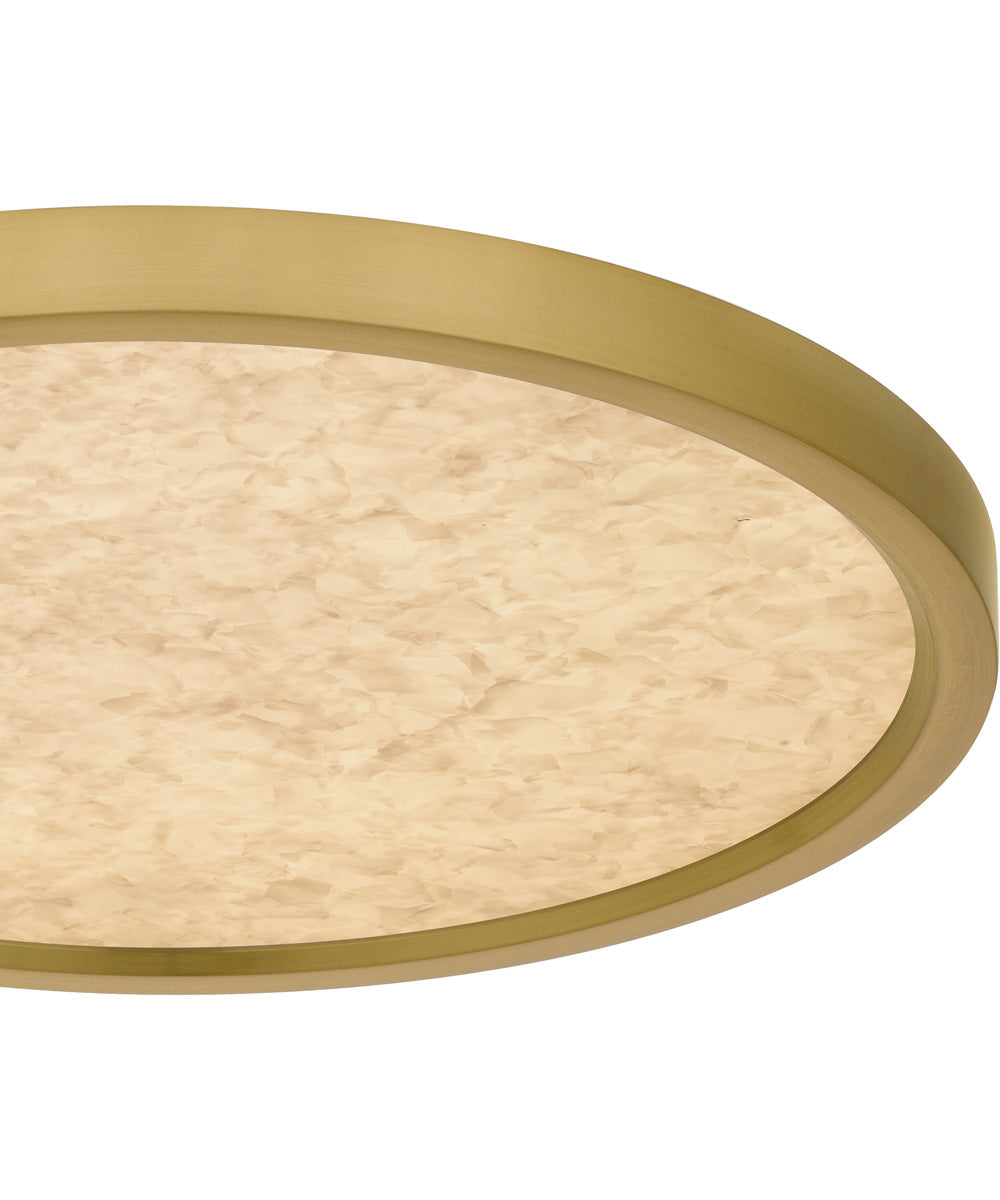 Outskirts Medium Flush Mount Brushed Gold