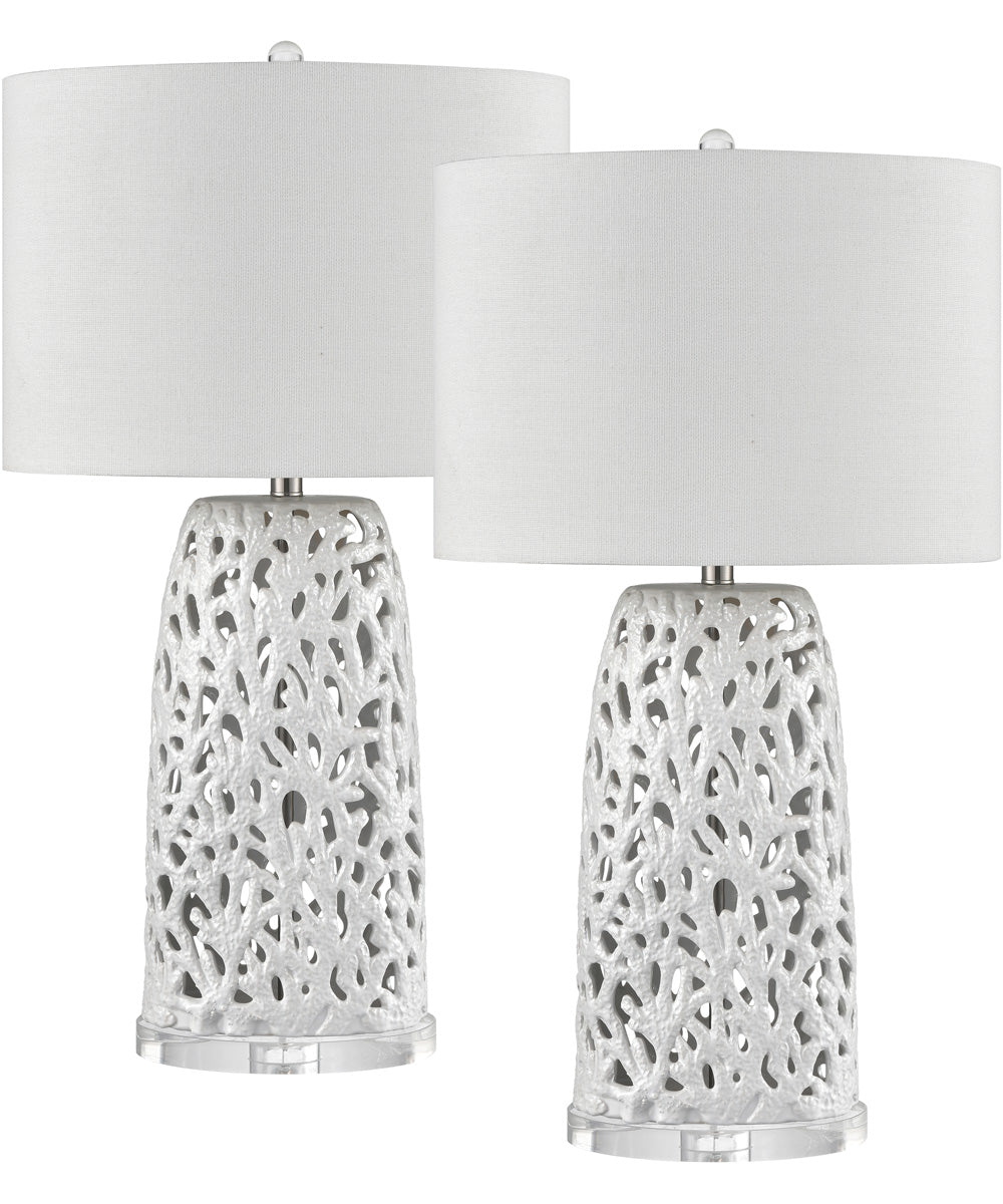 Bowen 31.5'' High 1-Light Table Lamp - Set of 2 White