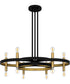 Winsland 12-light Chandelier Matte Black