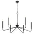 Providence 6-light Chandelier Matte Black