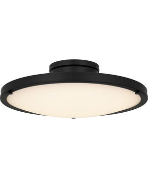 Quoizel Semi-Flush Mount Medium Semi Flush Mount Matte Black