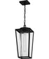 Jett Large 1-light Outdoor Pendant Light Matte Black