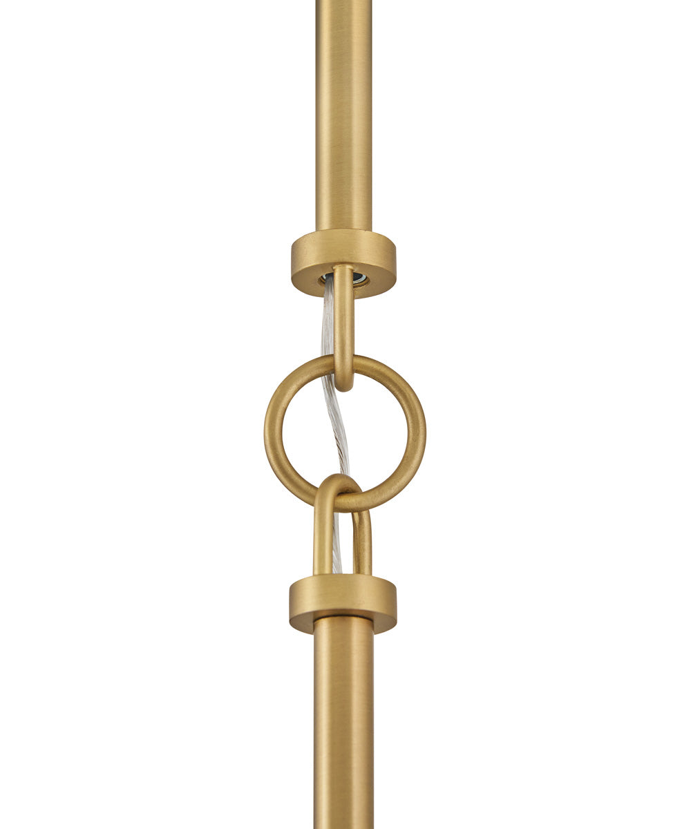 Sadie 1-Light Large Dome Pendant in Lacquered Brass