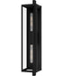 Dale Extra Large 2-light Outdoor Wall Light Matte Black