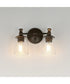 Swirl 2-Light Wall Sconce Antique Bronze