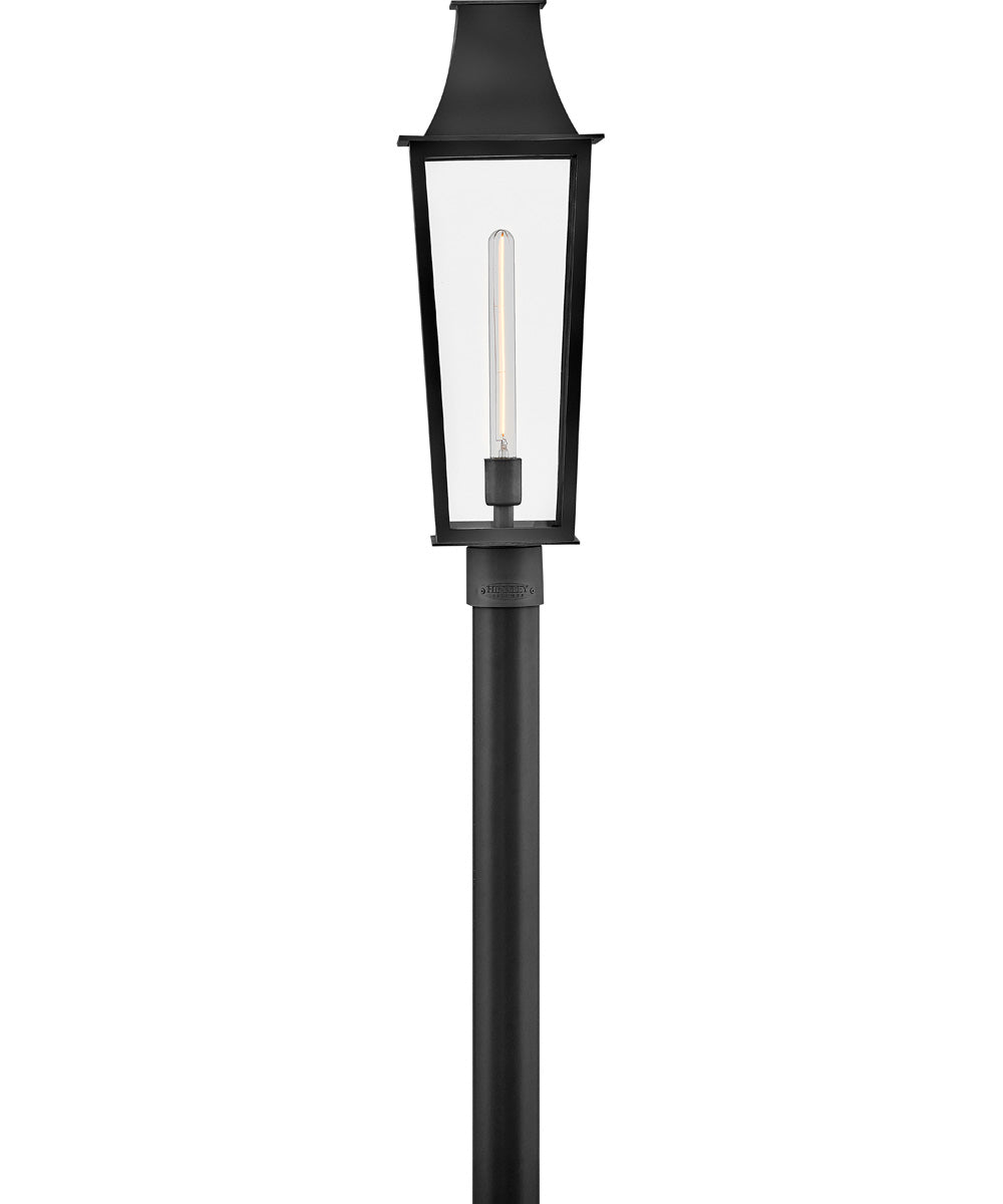 Georgetown 1-Light Large Post Top Lantern in Black