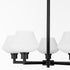 Cassini 5-light Chandelier Matte Black