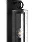 Redan Medium 1-light Outdoor Wall Light Stone Black