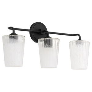 Providence 3-light Bath Vanity Light Matte Black