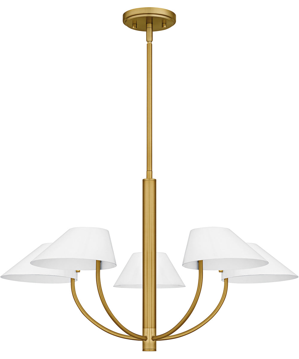 Penley 5-light Chandelier Brushed Gold