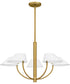 Penley 5-light Chandelier Brushed Gold