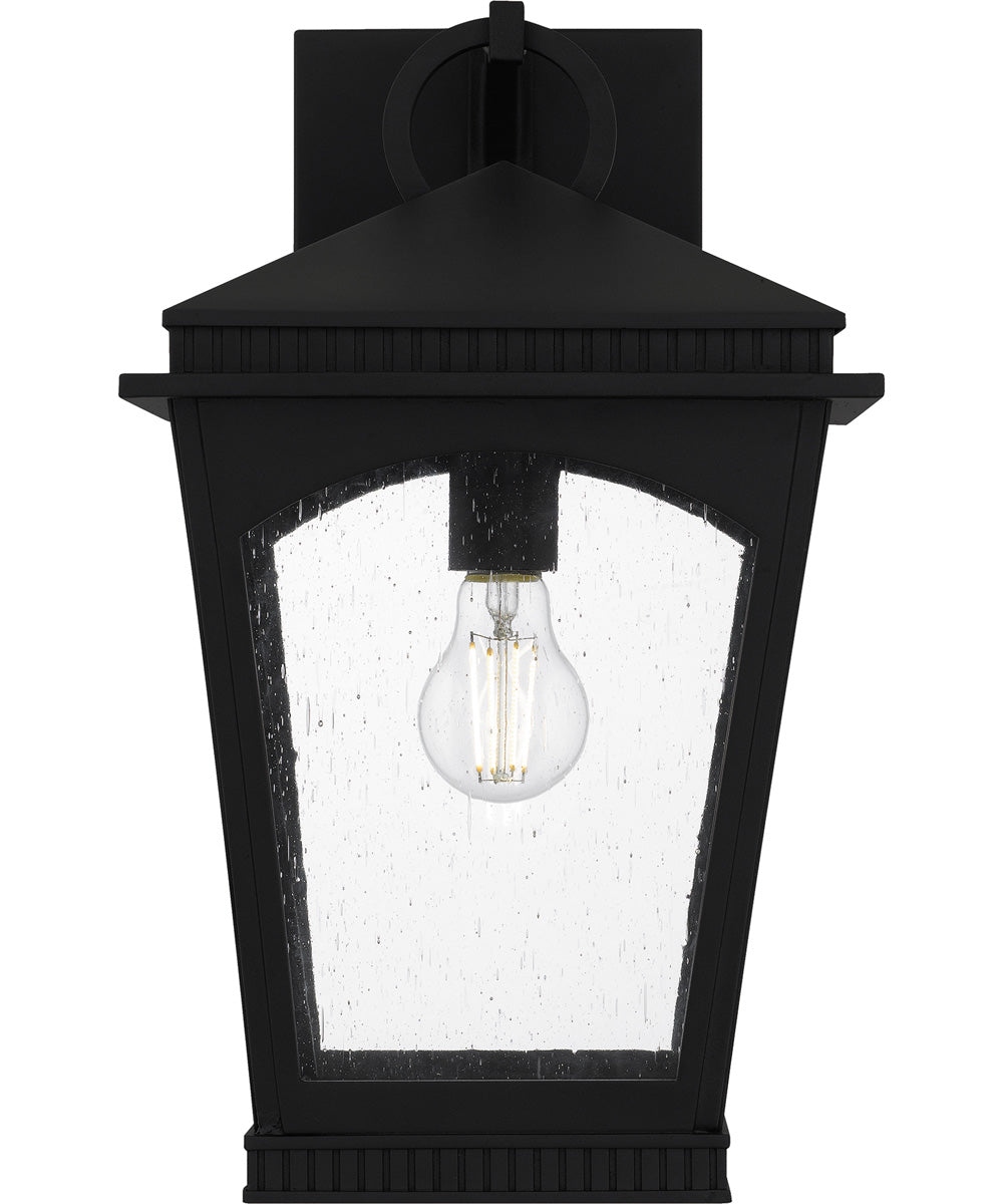 Huck Large 1-light Outdoor Wall Light Earth Black