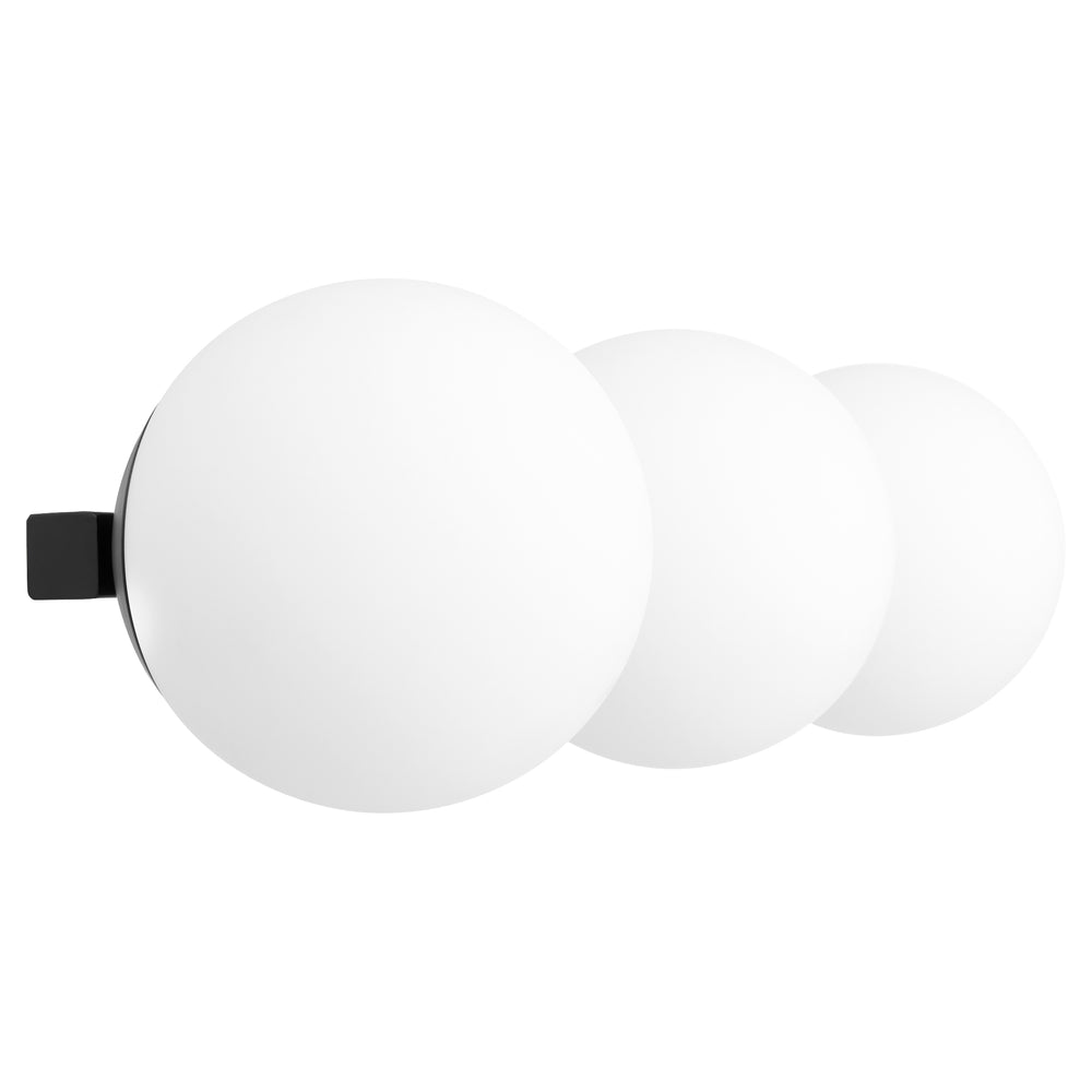 3-light Bath Vanity Light Matte Black