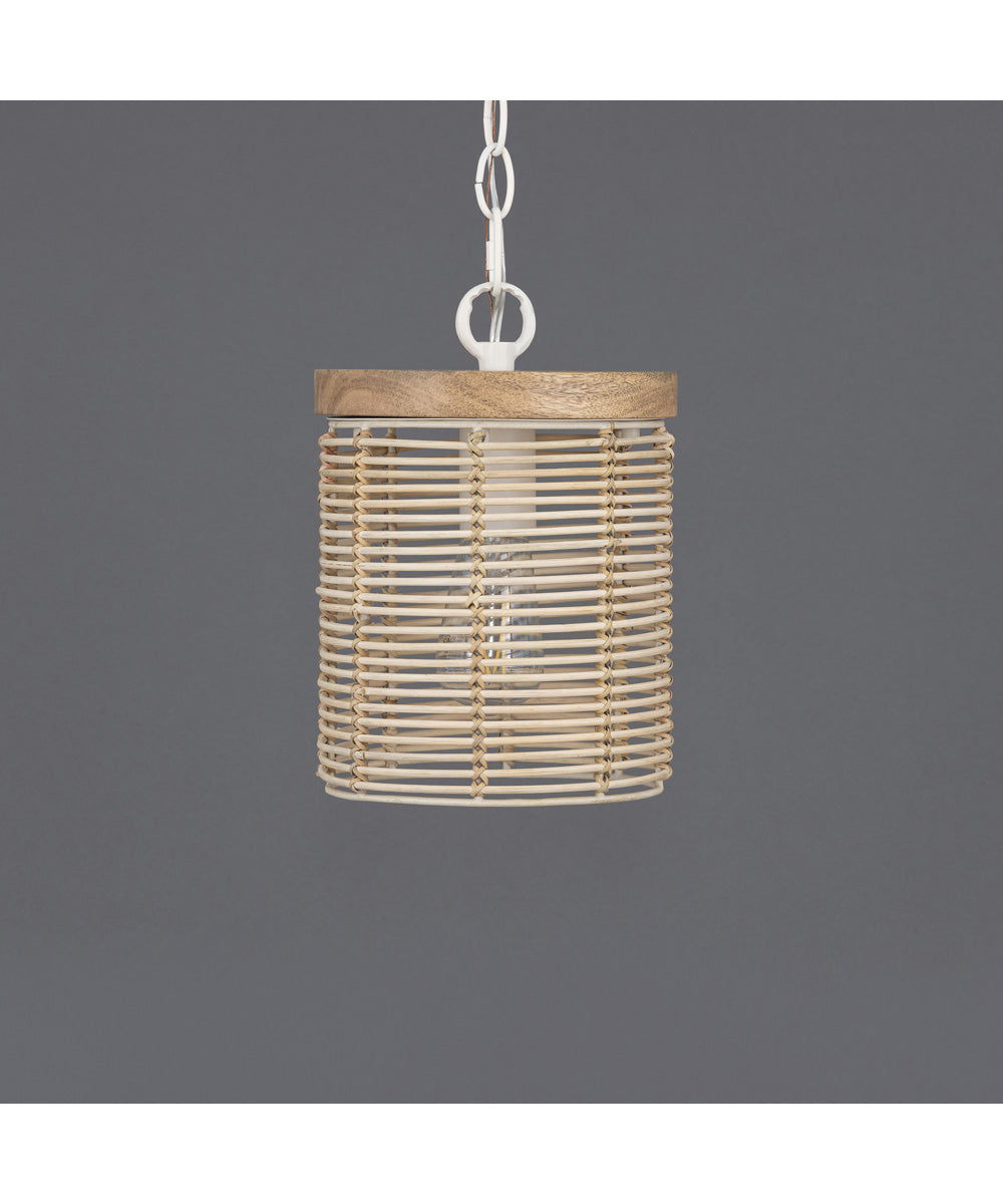 Vannerie 1-Light Large Pendant Ecru