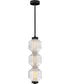 Reign LED-Light Small LED Convertible Pendant in Black