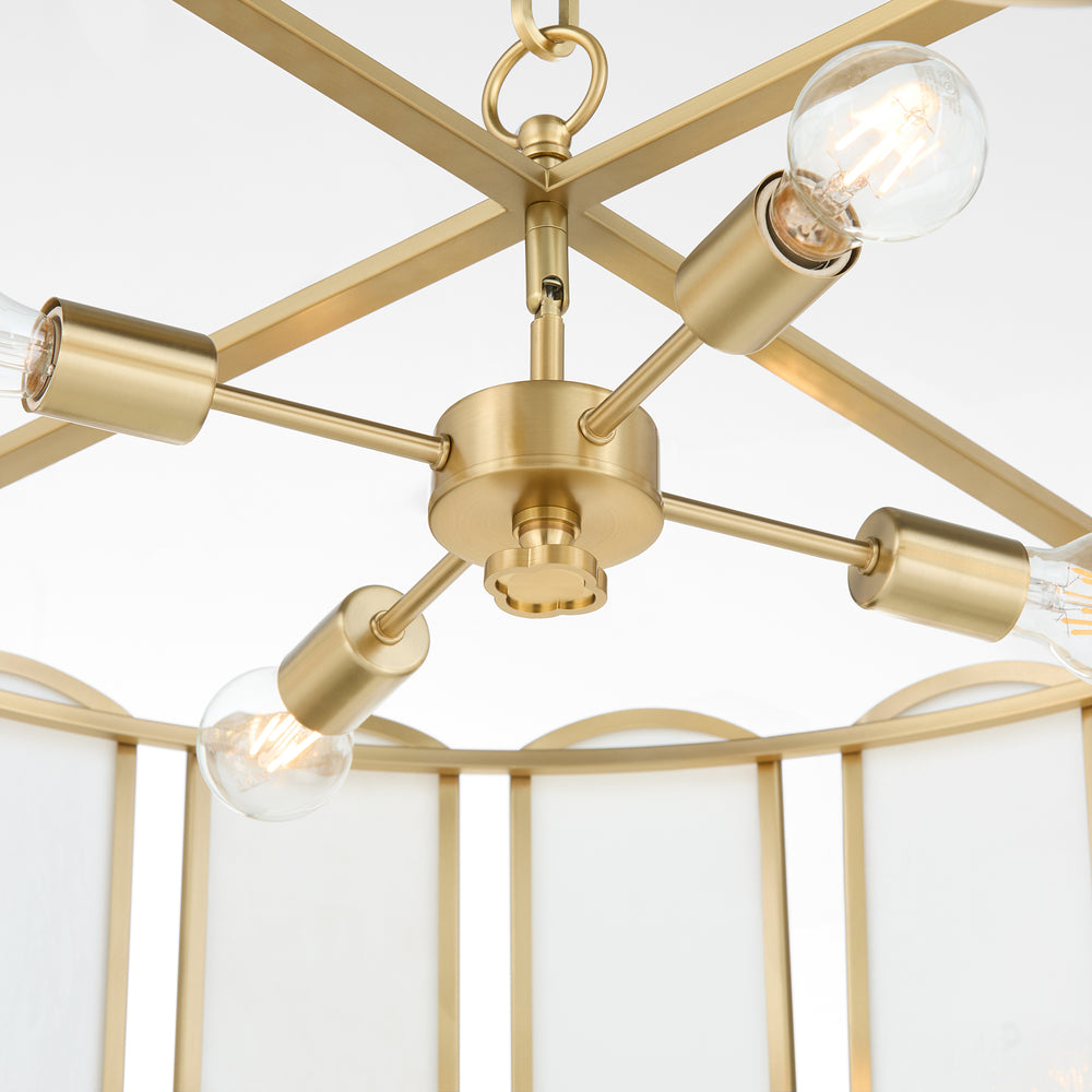 Belleview 4-light Pendant Aged Brass