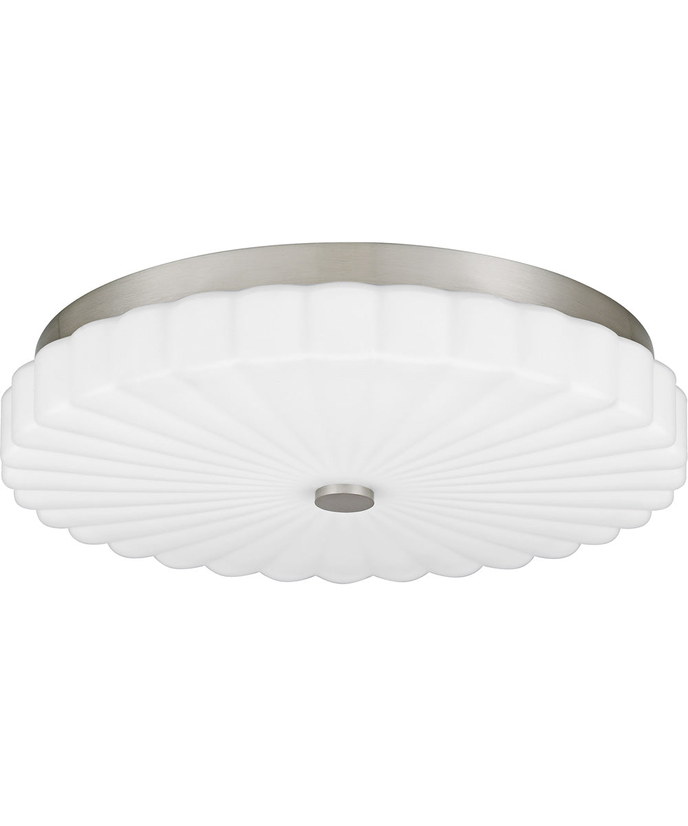 Quoizel Flush Mount Medium Flush Mount Brushed Nickel