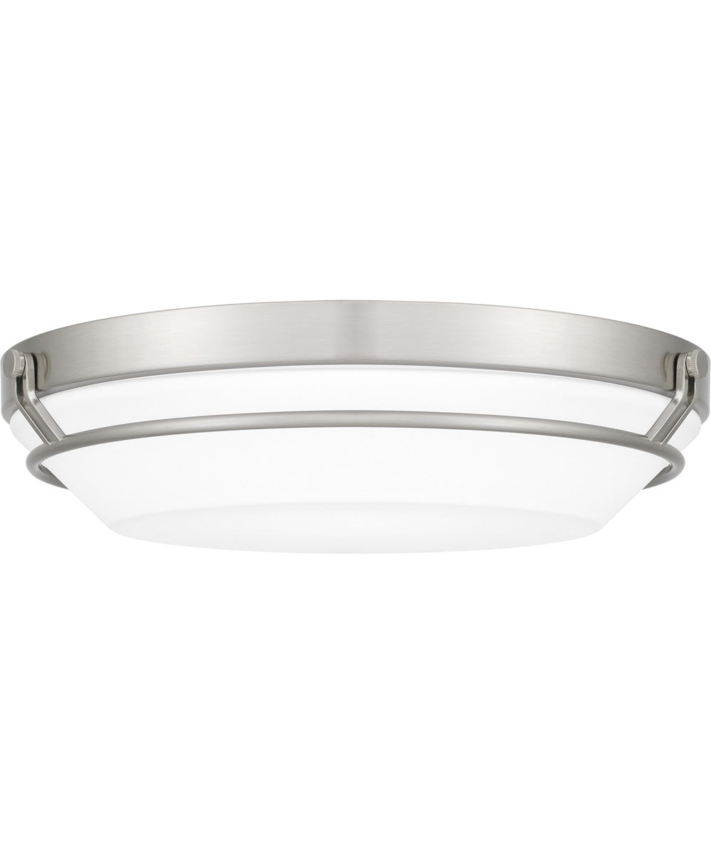 Dunbar Medium Flush Mount Brushed Nickel