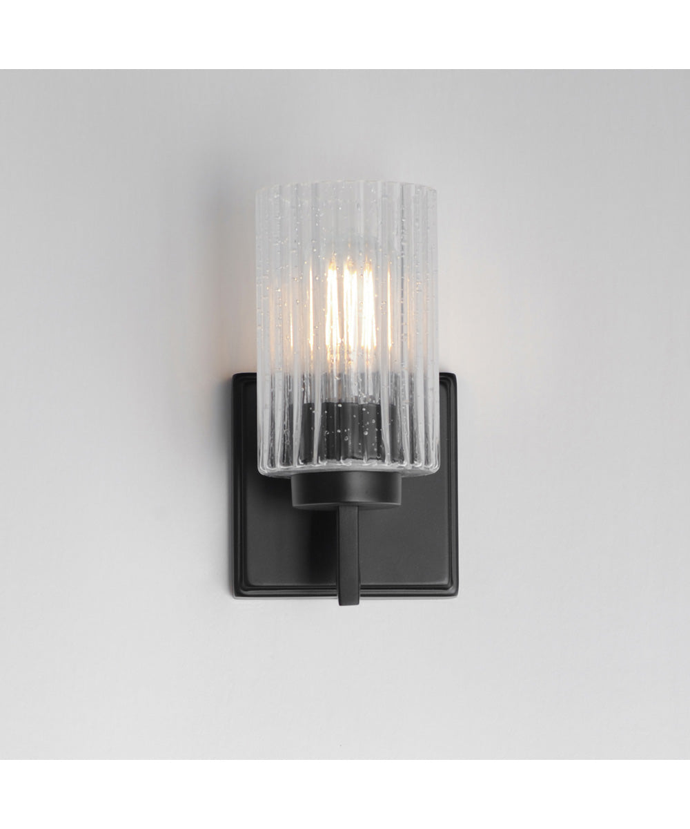 Rigata 1-Light Wall Sconce Black