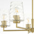 Goodwin Chandelier Aged Brass