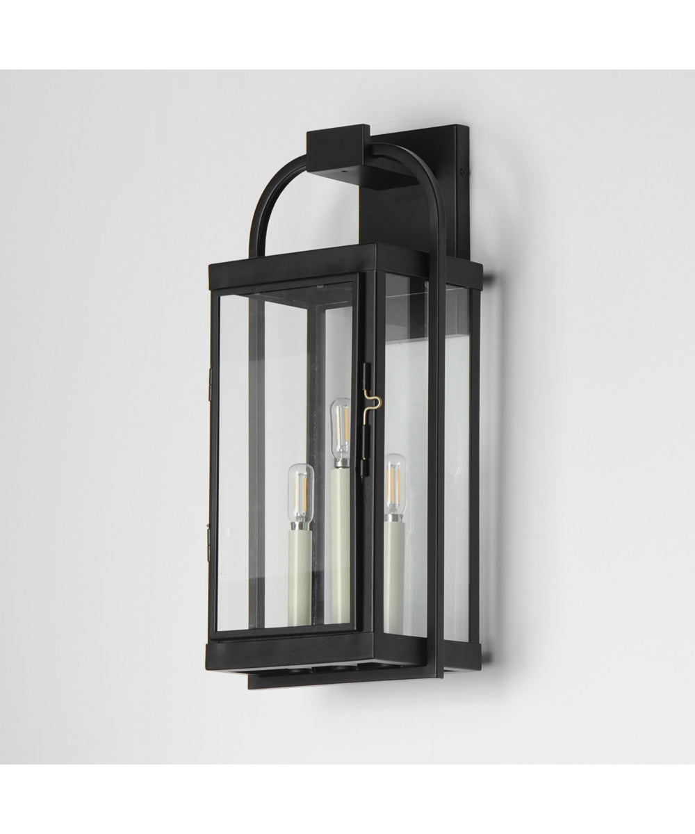 Bonham Large Outdoor Wall Sconce Black