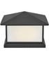 Walter 2-Light Large Pier Mount Lantern in Textured Black