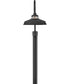 Troyer 1-Light Medium Post Mount Lantern in Black