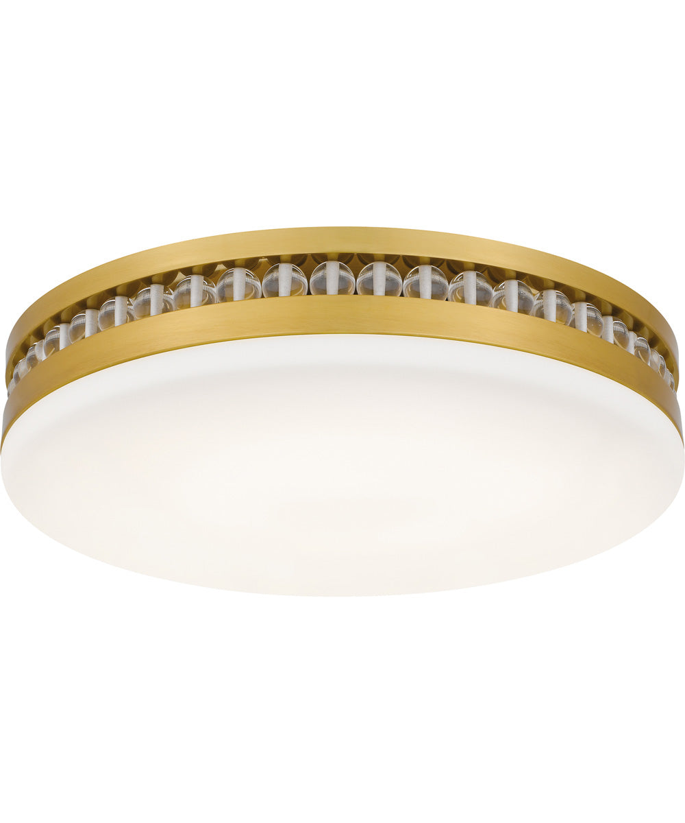 Quoizel Flush Mount Medium Flush Mount Brushed Gold